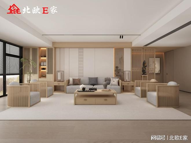 搭配方案品味生活的静谧时光麻将胡了北欧E家实木家具(图4)